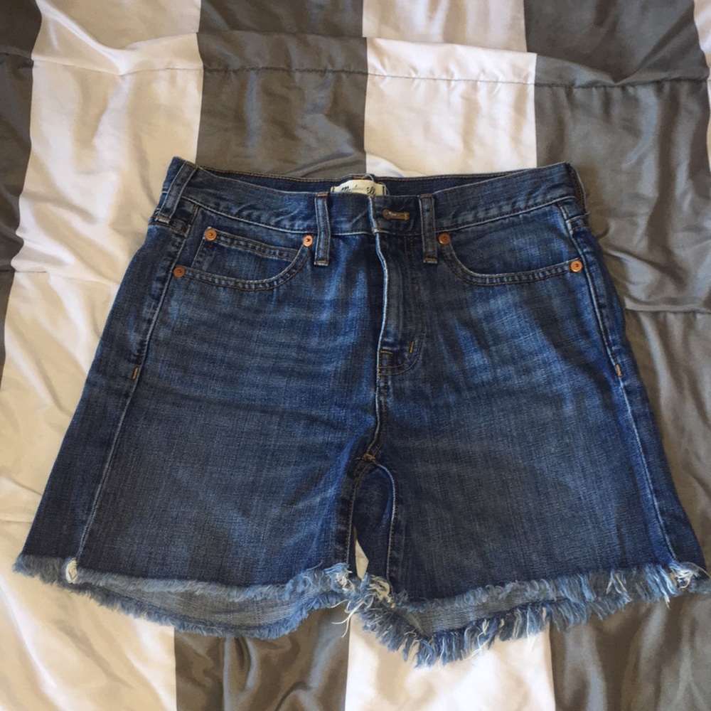 MADEWELL INDIGO jean SHORTS